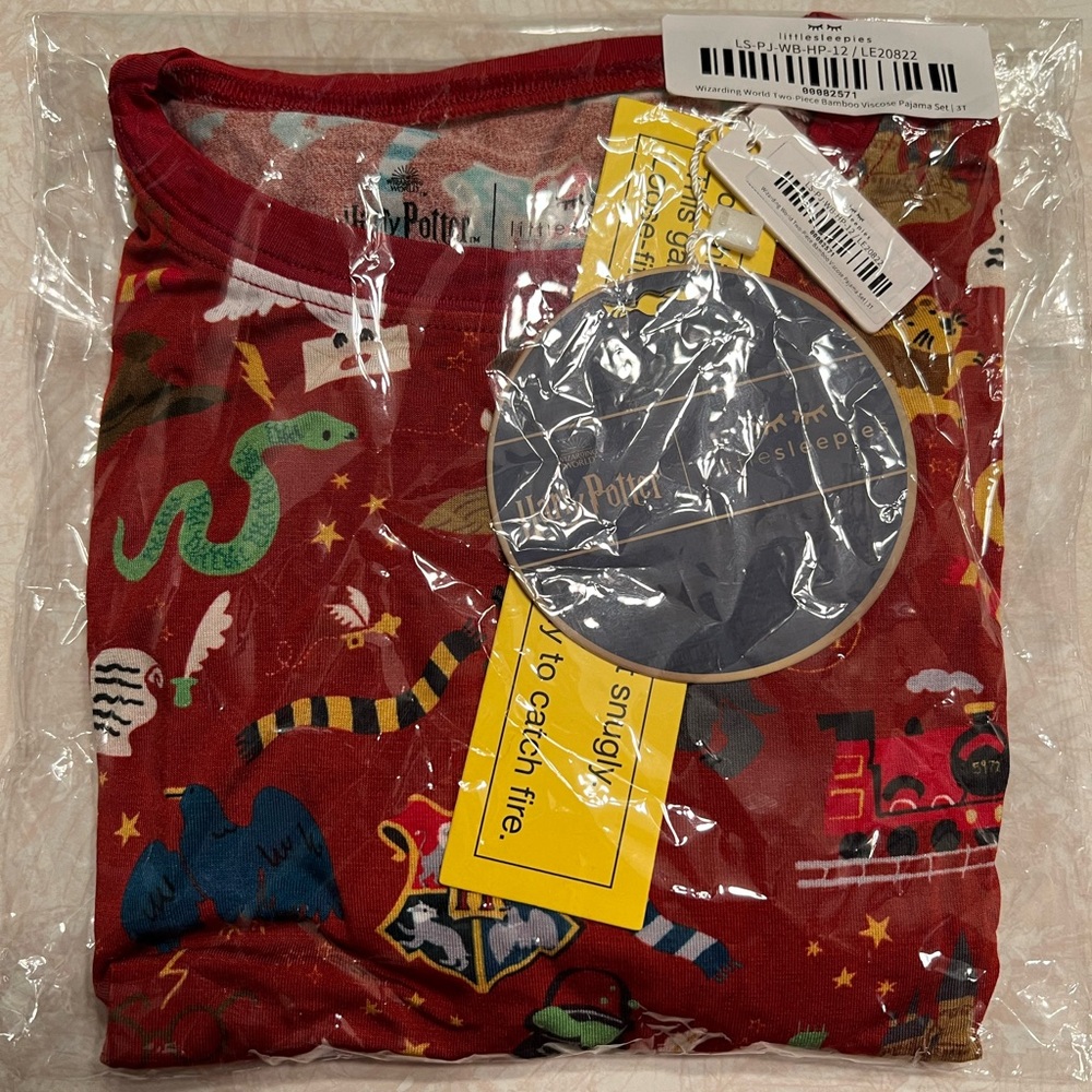 Little Sleepies Harry Potter 3T - NIB
